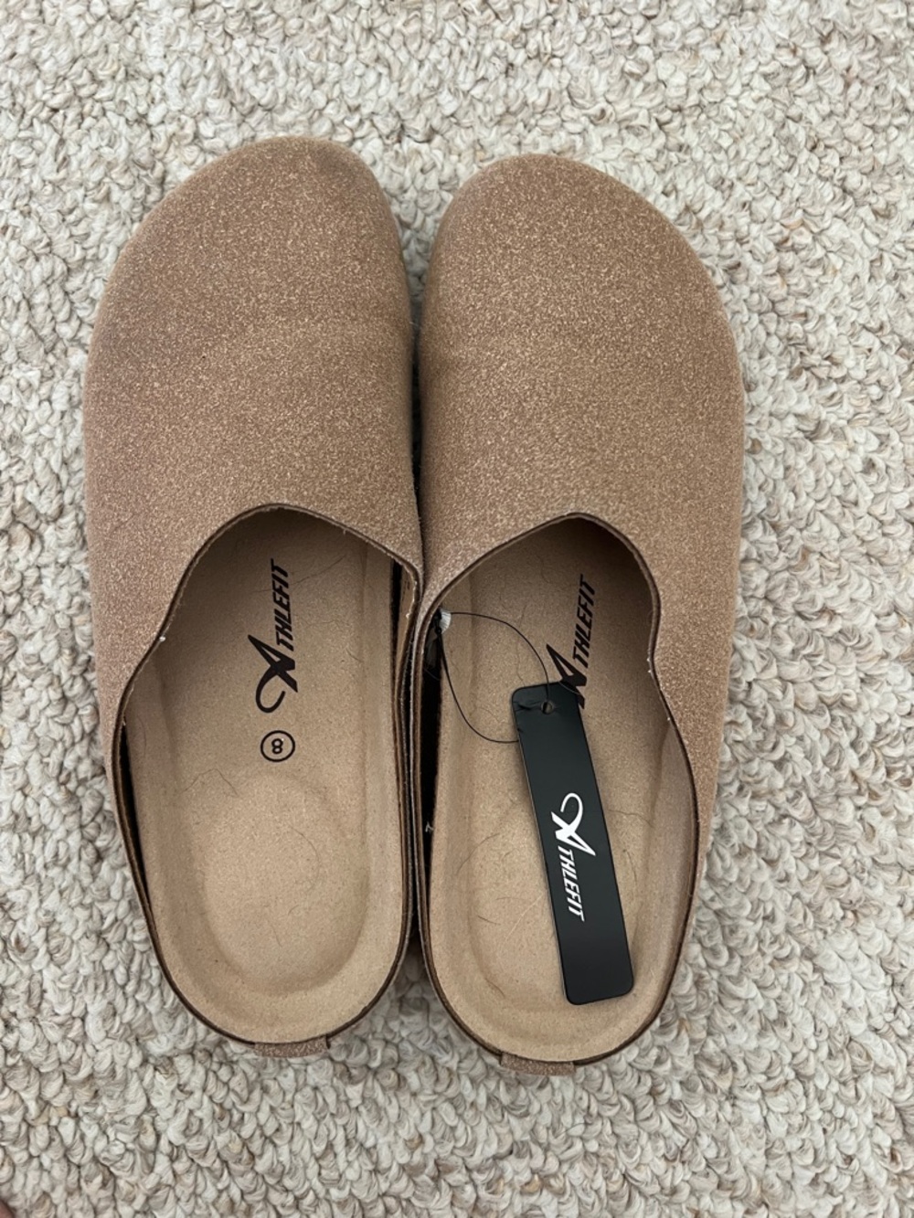 Women’s Slip-On Mule (Brown) Athlefit NWT
